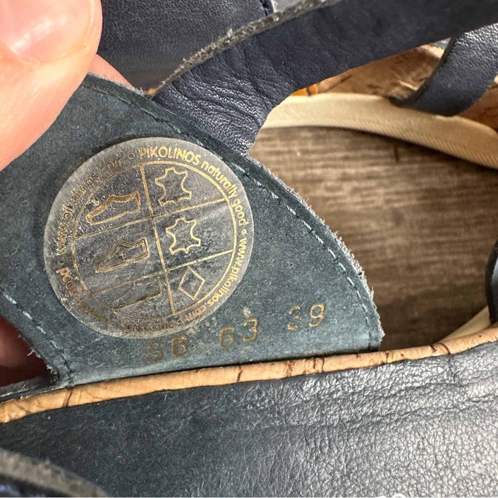 PIKOLINOS Blue and Yellow Sandals - Picture 7 of 10